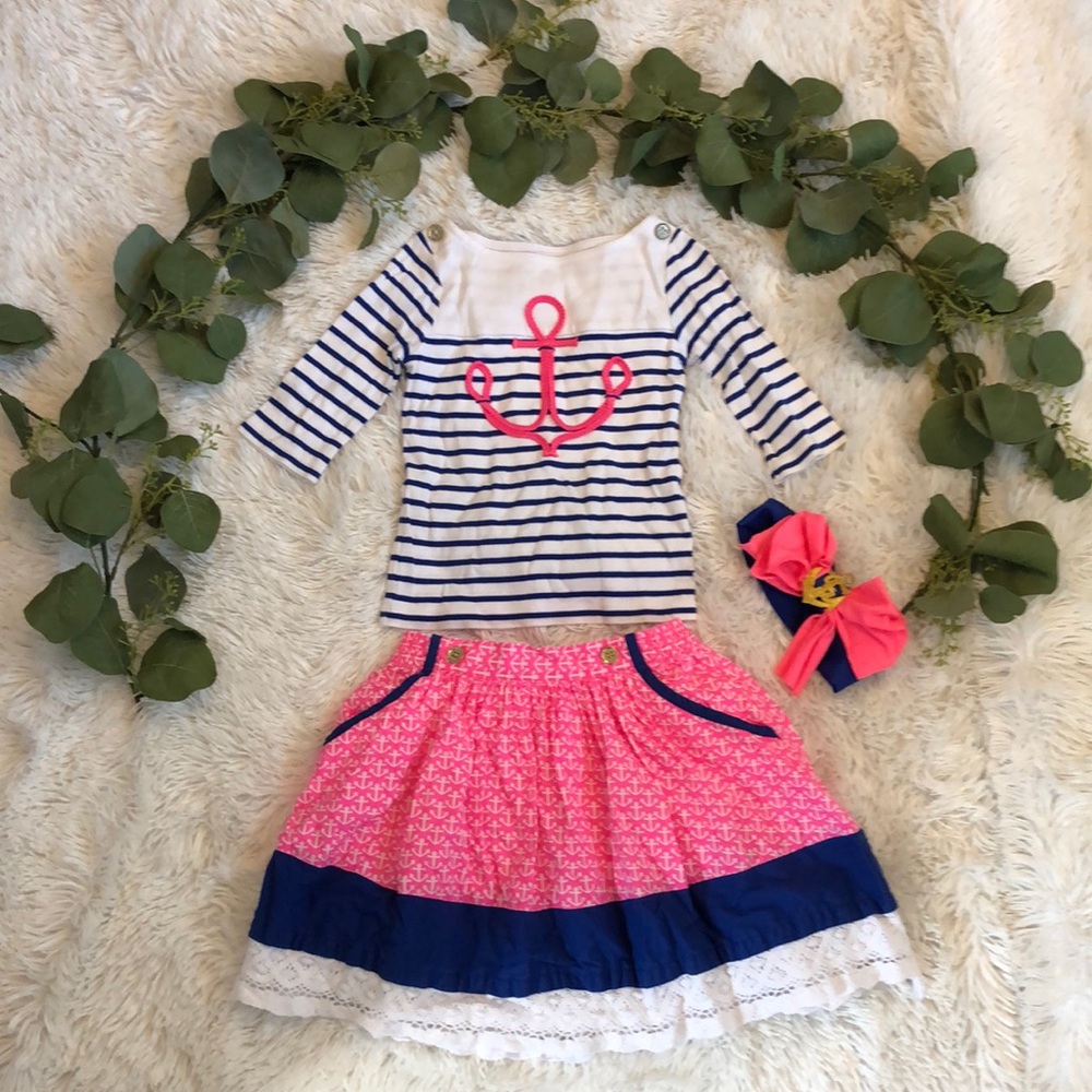 Gymboree Nautical Anchor Outfit